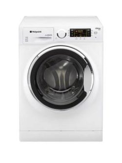 Hotpoint Ultima S-Line Rpd10657Jx 10Kg Load, 1600 Spin Washing Machine - White/Chrome